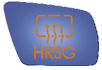 SIDE VIEW MIRROR HEATED W MOUNT